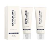 Exfoliating Body Scrub, Gentle Purifying Scrub Cream for Smooth and Radiant Skin, Hydrating and Moisturising, Gentle Body Exfoliator for Deep Cleansing, Nourishing Scrub for All Skin Types (2PC)