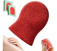 Exfoliating Body Scrub Glove Hydrating Shower Mitt，25 Pieces | Moisturizing Exfoliating Body Wash Glove with Textured Scrub Surface,Water-Activated Foam and 23ml Cleansing Essence