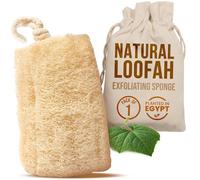Exfoliating Body Scrubber Loofah Sponge - Natural Egyptian Bath & Shower Scrubbers for Face, Back & Body - Biodegradable Luffa Wash Exfoliator - Eco Friendly, No Toxic Chemicals