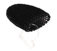 Exfoliating Finger Glove Plastic Body Cleansing Mitt for Shower | Deep Pore Cleansing, Gentle Exfoliation, Ergonomic Fit, Reusable Design, Black Colour, Bath Use