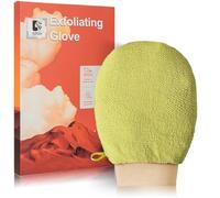 Exfoliating Glove Body Scrubber, Premium Exfoliating Mitt for Normal to Dry Skin, Body Exfoliator for Self-Tan Removal and Applicationin, Made of Viscose Fiber（Green）