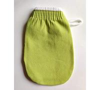 Exfoliating Glove Moroccan Kesse SPA Hammam Scrub Shower mitten Skin Care Gloves (Lime Green)