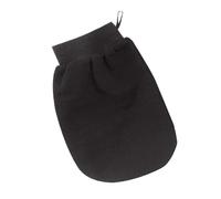 Exfoliating Glove Scrub Mitt 5pcs /set Double Sided Peeling Glove Exfoliating Tan Removal(Black)