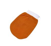 Exfoliating Glove Scrub Mitt 5pcs /set Double Sided Peeling Glove Exfoliating Tan Removal(Orange)