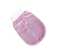 Exfoliating Glove Scrub Mitt 5pcs /set Double Sided Peeling Glove Exfoliating Tan Removal(Pink)