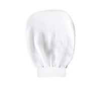 Exfoliating Glove Scrub Mitt 5pcs /set Double Sided Peeling Glove Exfoliating Tan Removal(WHITE)