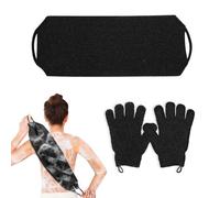 Exfoliating Gloves for Body, Back Scrubber for Use in Shower, Exfoliatings Mitt,Shower Scrubber for Body, Exfoliating Antiba Towel,Exfoliatings Back Scrubber Bath Gloves Set.