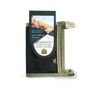 Exfoliating Gloves Mitts KESE Turkish Bath Hammam Hamam Scrub Peeling with HOW TO USE INSTRUCTIONS (Black Thick Bath Glove Green Trim)