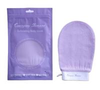 Exfoliating Gloves (Premium) - Kessa/Exfoliating Mitt for Body - Provides Deep Exfoliation & Removes Dead Skin for Men & Women - No Harsh Scrubs Needed Just Water - 100% Viscose - 1 Pc