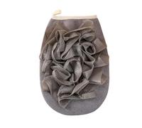 Exfoliating Gloves Women Men Microdermabrasion Mitts Visibly Lift Away Dead Skinds Double-Sided Bath Towel Glove Bathing (Gray)
