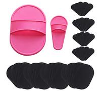 Exfoliating Hair Removal Pads x40 - x2 Buffer Pad Holders - x40 Buffer Pads - Smooth Skin on Legs Arms and Body - Unwanted Hair Removal Depilation Pads - By TRIXES