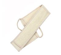 Exfoliating Loofah Back Scrubber for Shower, Natural Luffa Loofah Pad Bath Brush Body Bath Sponge, Double Side Scrubbing Strap Back Washer for Men & Women (Back Scrubber)