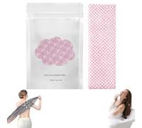 Exfoliating Shower Towel, 2-in-1 Deep Exfoliating Towels, Extra Long Exfoliating Washcloth for Men & Women, Exfoliating Body Scrubber for Cleaning & SPA, Bathroom Towel for All Skin Types (Pink)