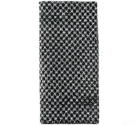 Exfoliating Shower Towel Black Deep Clean Threads(Black)