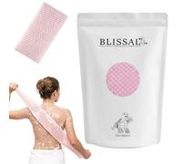 Exfoliating Shower Towel - Deep Exfoliating Towel, Back Scrub Gentle on Sensitive Skin, 3D Weaving Technique Shower Towel Machine Washable, Effective Exfoliation for Soft & Smooth Skin (Pink)