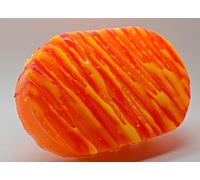 Exfoliating Soap Filled Scented Sponge | Deep Cleansing,Shower Body Scrubber, Gentle Exfoliation, Skin Care,Vegan Friendly (Sweet Orange)