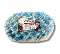 Exfoliating Soap Filled Scented Sponge | Deep Cleansing,Shower Body Scrubber, Gentle Exfoliation, Skin Care,Vegan Friendly (Pacific Coconut)