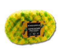 Exfoliating Soap Filled Scented Sponge | Deep Cleansing,Shower Body Scrubber, Gentle Exfoliation, Skin Care,Vegan Friendly (Pineapple Juice)
