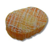 Exfoliating Soap Filled Scented Sponge | Deep Cleansing,Shower Body Scrubber, Gentle Exfoliation, Skin Care,Vegan Friendly (Lemon Cookie)