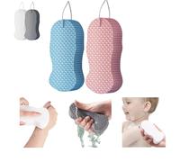 Exfoliating Sponge,Bath Sponges Multipack,Bath Sponges for Adults - High-Density,3D,Reusable Shower Sponge for Men Women Adults Kids Body Cleaning Suppliesds (A)