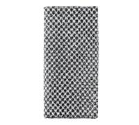 Exfoliating Towel, Extra Long Japanese Exfoliating Towel, Women Mens Shower Scrubber Body Scrubbing Brush Loofah Exfoliator (Black Grid)