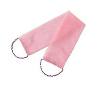 Ｚｉａｌｏｆｉ Exfoliating Washcloth, Back Scrubber for The Shower, African Mesh Sponge, Exfoliating Bath Towel, Pink