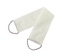 Ｚｉａｌｏｆｉ Exfoliating Washcloth, Back Scrubber for The Shower, African Mesh Sponge, Exfoliating Bath Towel, White