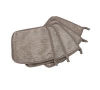 Exfoliating Washcloth Body Scrubber 5 Pcs Bamboo Charcoal Fiber Texture Mesh Deep Cleaning Face Body Massage Bath Cloth for Women Men Travel