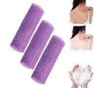 Exfoliating Washcloth Body Scrubber, Back Scrubber for Shower, African Bath Sponge Net, Bath Wash Cloth, Exfoliating Loofah Towel Net Sponge Loofah Body Scrub (PP, 11.8 * 31.49inch)