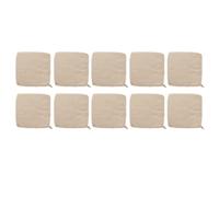 Exfoliating Washcloth for Face and, Lightweight and Portable, Cleansing and Fast Foaming, Mild Texture, Made of Cotton Linen, Pack of 10