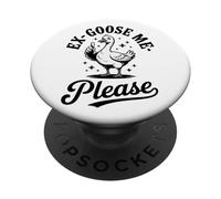 Exgoose Me Please Funny Goose PopSockets Adhesive PopGrip
