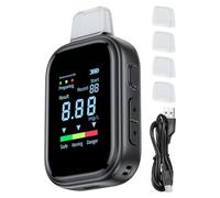 Exhaled Air Alcohol Meter - Compact Alcohol Meter, Pocket Evaluation Device, Sensitive Airflow Detection Unit (Reliable Measurement Technology) | S