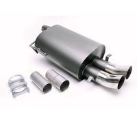 Exhaust 0 3/32x2.99in DTM High Round Sharp With ABE for BMW 5er E39 520i-528i 5