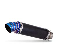 Exhaust 51/53MM Carbon Fiber Motorcycle Exhaust Pipe Escape For NINJA250-650 Z800-1000 R1 DUKE390 ETC Universal Modify Pipe Link Connect(B)
