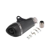 Exhaust 51mm Carbon Fiber Motorcycle Exhaust Pipe With DB Killer For R3/25 For Ninja250/300/400 K8 K9 ZX6 Z900 RC390 Etc Pipe Link Connect(I)