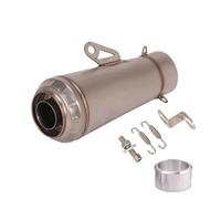 Exhaust 60mm Universal Motorcycle Left Right Exhaust 51mm Muffler For Ninja 250 400 ZX10R Z900 S1000RR For Duke 390 Pipe Link Connect(51mm-Right-B)