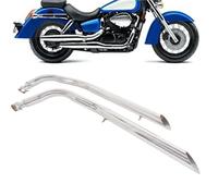 Exhaust Accessories For H-ONDA For Shadow For Phantom 750 2011 2012 2013 2014 2015 2016 2017 2018 2019 Motorcycle Full Exhaust Escape Double Link Pipe Muffler(Chrome)