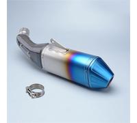 Exhaust Accessories Stainless Steel Slip On Motorcycle Exhaust Link Pipe Muffler Silencer For 390 200 390adv For H-ONDA CRF250 300(Blue)