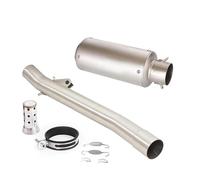 Exhaust Adapter Motorcycle Exhaust Mid Connect Pipe Slip On 51mm Muffler Baffle For Suzuki For Bandit 600 For GSF600 1995-2006(Style 2)