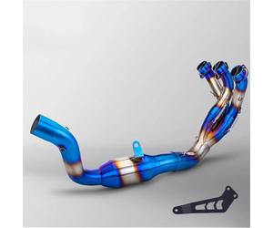 Exhaust Adapter Motorcycle Exhaust Pipe Whole Front Middle End Muffler Link For YAMAHA For MT-09 V3 FZ-09 2021-2023(Type A)