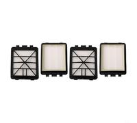 Exhaust Air Filter for Karcher 6100 6150 6200 6300 6.414-805.0 E12 Particulate Filter Replacement White Black Fleece Plastic Material Pack of 1 2 or 4(4 PACK)