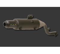 EXHAUST APPROVED MSR MUFFLER MOTORCYCLE VINTAGE YAMAHA XT 400 500 1982/84 1a SERIES (2 SHOCK ABSORBERS) ORIGINAL BLACK RBCS