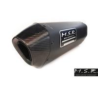 EXHAUST APPROVED MSR SCOOTER PIAGGIO X9 250 EVOLUTION 2003 2004 2005 PENTAFOX DARK STAINLESS STEEL END OF SERIES