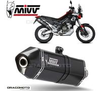MIVV Exhaust Silencer SPEED EDGE Black for Aprilia Tuareg 660 2023