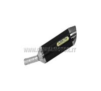 Arrow Exhaust Terminal Thunder Aluminum Black Suzuki SVF 650 Gladius 2009-2015
