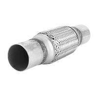 Exhaust Bellow, Flexi Pipe Welded Install Exhaust Flexi Tube Bellows Stainless Steel Braided Joint Flexible Pipe Exhaust Hose 52x260mm