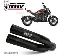 Exhaust BENELLI 502C 2023 MIVV Double Gun Black