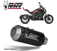 MIVV Exhaust Muffler MK3 Carbon Kat for BENELLI 502C 2019-2023