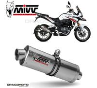 Exhaust Silencer MIVV OVAL Steel for BENELLI TRK 251 2019 > 2023