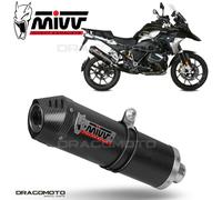 Mivv Exhaust Muffler Oval Carbon Fiber with Carbon Cap BMW R 1250 GS 2018 > 2023